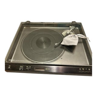 Optonica Vintage Turntable With Glass Dustcover For Sale