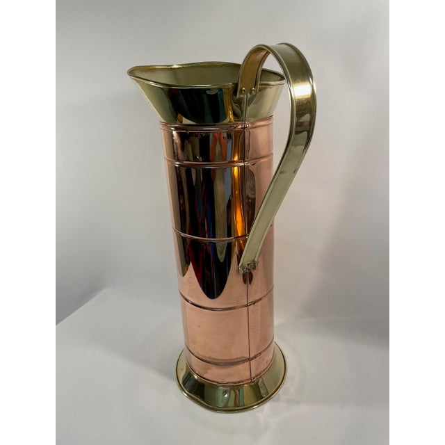 Vintage Mid Century 5 Kan Copper Coal Scuttle Umbrella Stand For Sale - Image 4 of 18