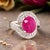 Natural Ruby Diamond Ring 14k Gold 6.32 TCW GIA Certified For Sale - Image 4 of 13