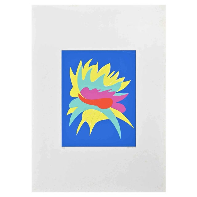 Giulio Turcato, Abstract Composition, 1970s, Screen Print For Sale