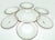 Rotor Dessert Set by J. Drost from Ząbkowice Gospodarcza Huta, Poland, 1974, Set of 7 For Sale - Image 9 of 9