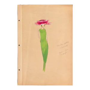Lanvin of Paris Original Circa 1950s Advertising Watercolor Artwork