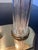 Late 20th Century Waterford Crystal "Parkmore" Twin Column Lamp With Linen Shade For Sale - Image 9 of 9