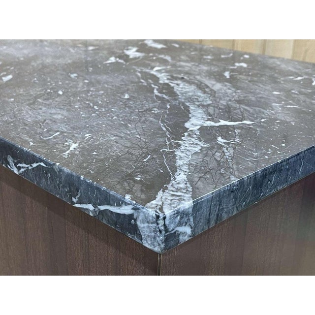 Butcher's Cash Desk in Formica with Black Marble Top, 1950s For Sale - Image 5 of 18