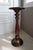 Pedestal Table in Wood and Brass, 1980s For Sale - Image 6 of 6