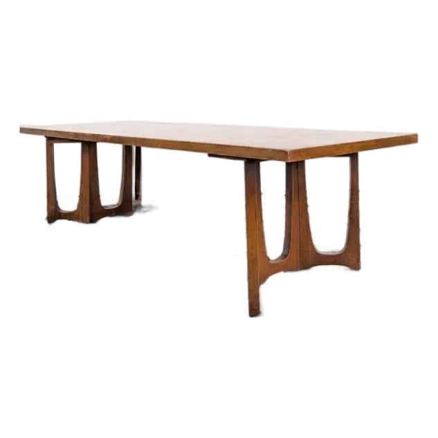 Iconic Brasilia / Emphasis Collection Rectangular Coffee Table Attributed to Broyhill For Sale