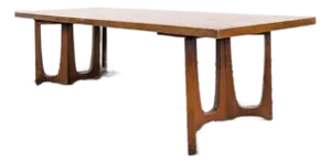 Iconic Brasilia / Emphasis Collection Rectangular Coffee Table Attributed to Broyhill