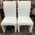 Post Modern Linen Covered Roll Back Chairs 8 Pieces Available For Sale - Image 9 of 9
