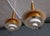 1960s Danish Three-Armed Copper Ceiling light, 1960s For Sale - Image 5 of 8