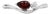 Red Garnet Pear Cut Ring | January Birthstone Toi Et Moi Ring | Delicate Gemstone Everyday Ring Us 7 (All Sizes Available) For Sale