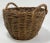 Mid 20th Century Vintage Large French Woven Grapevine Basket For Sale - Image 5 of 10