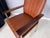 Brown Armchair in Brown Real Leather & Rosewood by Sven Ivar Dysthe for Dokka For Sale - Image 8 of 11
