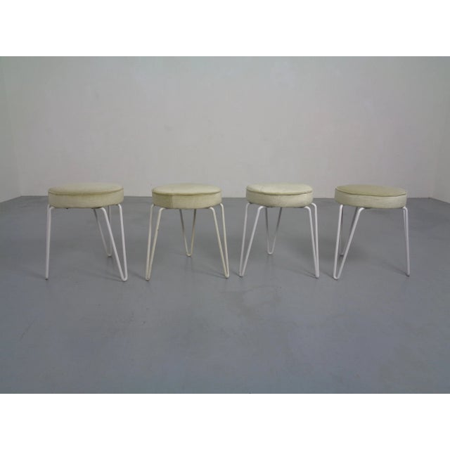 1960s Mid-Century Hairpin Stools, 1960s, Set of 4 For Sale - Image 5 of 15