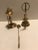 Late 20th Century Vintage Ornate Brass Lighting Fixtures- Set of 3 For Sale - Image 4 of 12