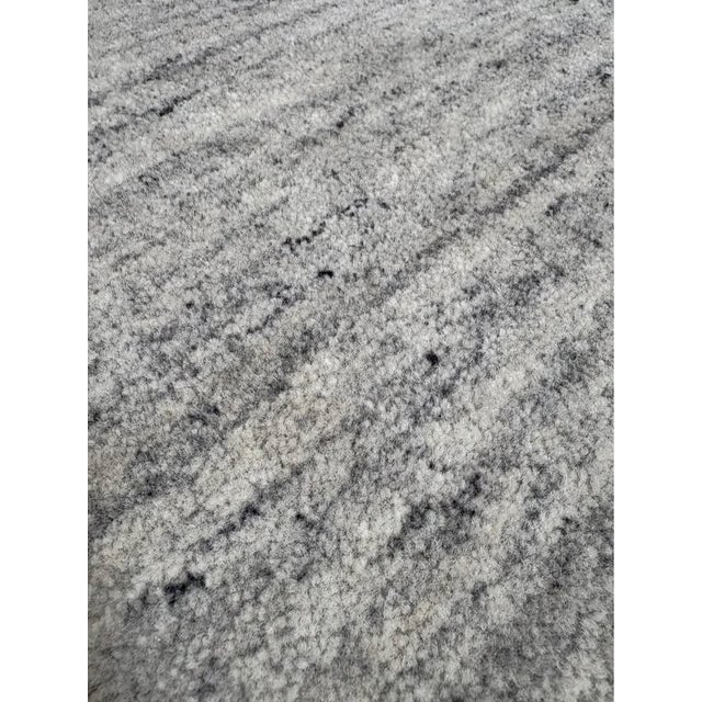 Restoration Hardware Rh Amara Wool Rug – Marled Light Grey (8x10) For Sale - Image 4 of 8