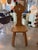 Mid-Century Modern Vintage Mid-Century Alpine French Brutalist Carved Oak Side Chairs Pair Wabi Sabi Style For Sale - Image 3 of 18