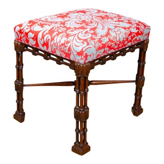 George III Style Mahogany Footstool For Sale