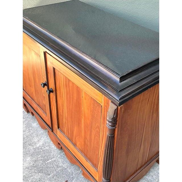 Vintage Double Door Column Sideboard For Sale - Image 11 of 12