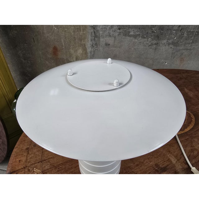 Lanterna Danica White Metal Table Lamp by Jorgen Buchwald for Nordlux, 1980s For Sale - Image 4 of 11