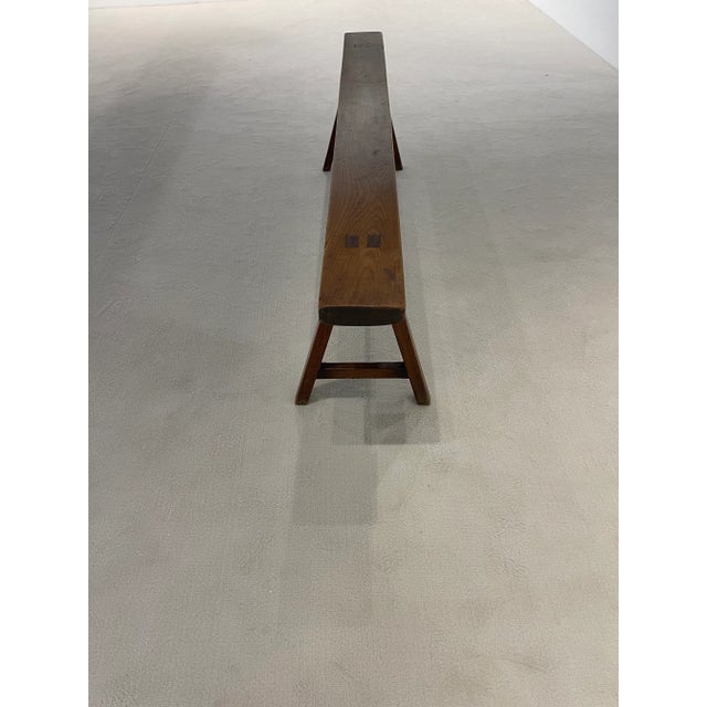 1950s French Mid-Century Bench For Sale - Image 4 of 12