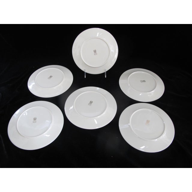 Mid 20th Century Lenox China Ivory Gold Eternal 8" Salad Plate Set of 6 For Sale - Image 5 of 5