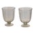 Pair of Etched Glass Vases With Wheat Design For Sale
