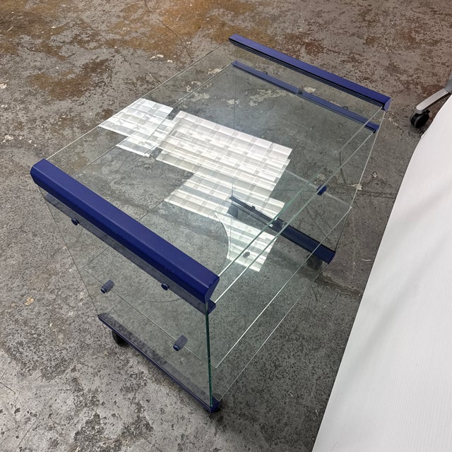 Late 20th Century Gallotti & Radice Late 20th Century Work Table + Casters For Sale - Image 5 of 12