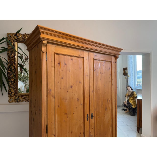 Vintage Farmhouse Cabinet in Softwood, 1960s For Sale - Image 6 of 12