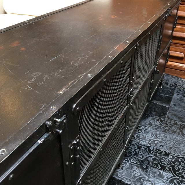 Restoration Hardware Industrial Mesh Media Chairish