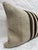 Turkish Hemp Pillow Cushion Natural Beige Brown Pillow Cushion Cover 16" x 24" For Sale - Image 4 of 4