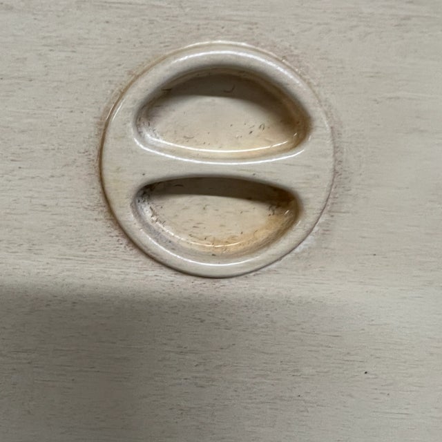 Off-white Pair of Large Mid-Century Harvey Probber Three Drawer Chests in Cream For Sale - Image 8 of 10