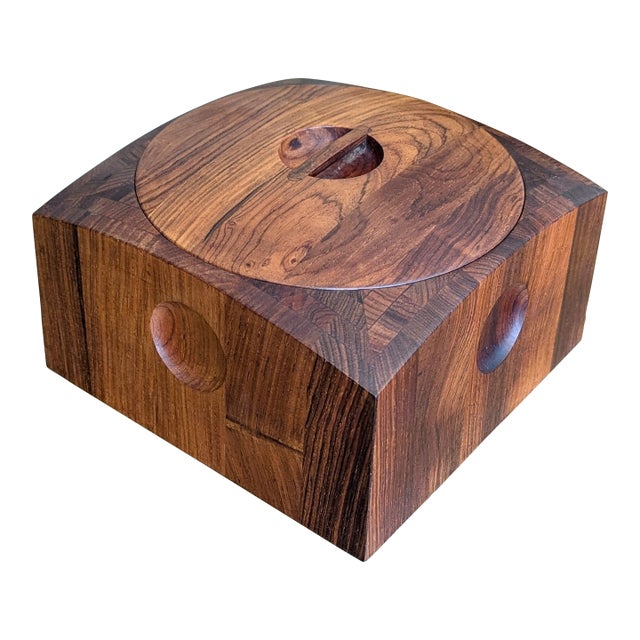 Dansk Jens Quistgaard Rosewood Ice Bucket – A Mid-Century Barware Icon For Sale