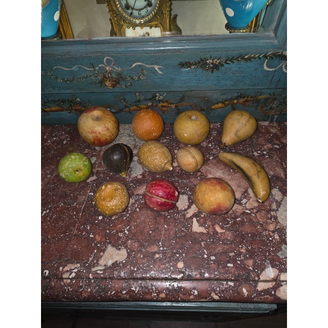 Light Yellow Vintage Stone Fruit Collection For Sale - Image 8 of 10