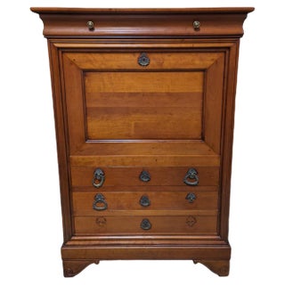 Vintage Secretaire in Cherry For Sale