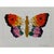 2020s Set of 6 - One-of-a-Kind Organic Modern Butterflies Oil Paintings | Unique Pieces | Unframed For Sale - Image 5 of 7