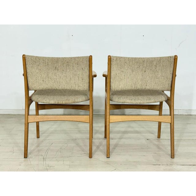 Mid-Century Danish Dining Armchairs by Erik Buch, Set of 2 For Sale - Image 10 of 14