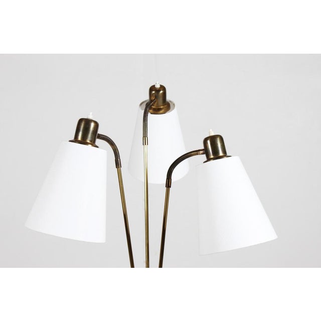 Mid-Century Modern Mid-Century Scandinavian Floor Lamp in Brass and Teak by Josef Frank, 1960s For Sale - Image 3 of 14