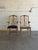 Mid-Century Modern Oak Wood Armchairs Sculptural Accent Chairs Denmark Set of 2 1960s For Sale - Image 3 of 11