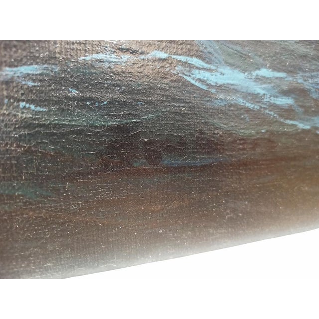 Lucien Boulnois, Sailing Ship in the Moonlight, 1890s, Oil on Canvas, Framed For Sale - Image 6 of 14