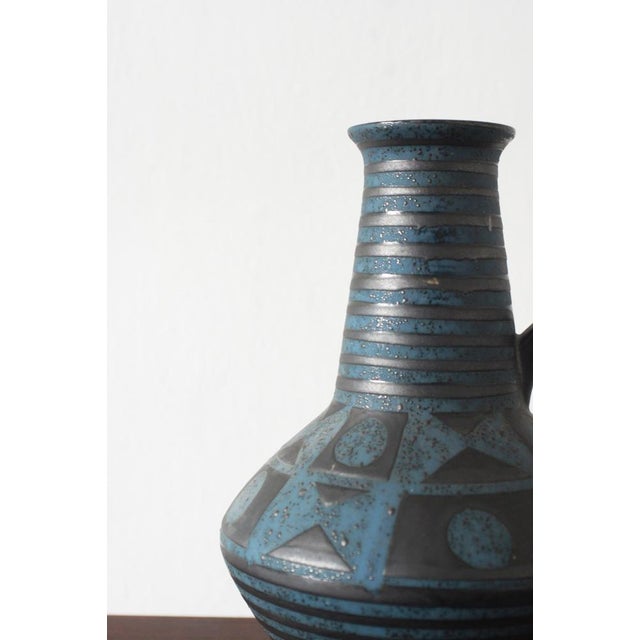 Mid-Century Modern Mid-Century Ceramic Vase Decor Ankara Design Helmut Scholtis from Carstens Tonnieshof For Sale - Image 3 of 8