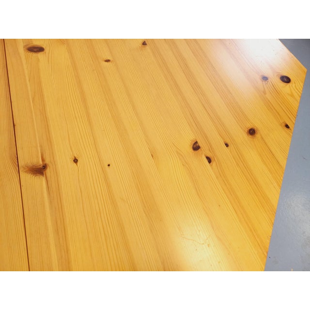 Vintage Octagonal Pine Dining Table with Extension, 1970s For Sale - Image 18 of 18