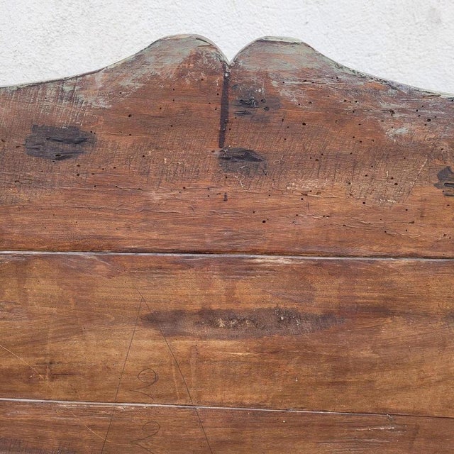 Early 19th Century High-Backed Storage Bench in Green Lacquer, Italy For Sale - Image 15 of 18