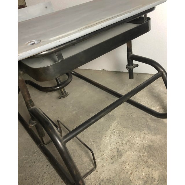 Vintage American School Desk For Sale - Image 4 of 9