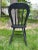 Antique Primitive Black Farmhouse Chair For Sale - Image 6 of 11