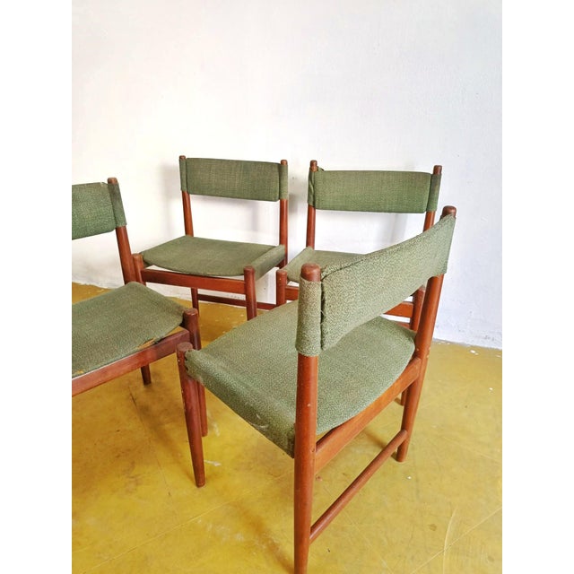Danish Dining Chairs by Kurt Østervig for Sibast, 1960s, Set of 4, in Very Good conditions. Designed 1960 to 1969 This...