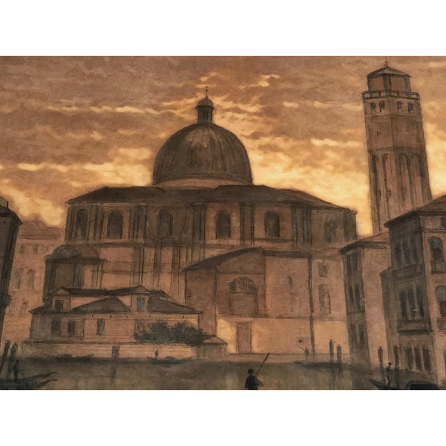 Large Venice View, Signed by François Stroobant '1819-1916' For Sale - Image 12 of 13