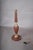 Gold Burgundy Stitched Leather Baluster Table Lamp with Gilt-Tooled Base, 1950s For Sale - Image 8 of 8