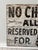 Vintage Hand-Painted "No Children Allowed – Reserved for Adults" Wooden Camp Sign For Sale - Image 12 of 15