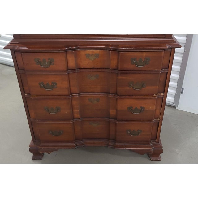 Quality Kling Furniture Queen Anne Style Solid Cherry Bedroom Chest Of Drawers C1960s Chairish