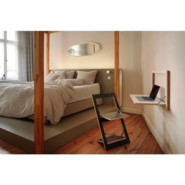 Fläpps Folding Chair – Black from Ambivalenz For Sale - Image 4 of 6